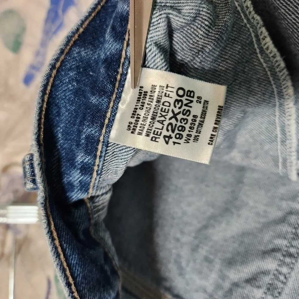Dickies Mens Work Jeans, sz 42 Industrial Carpenter